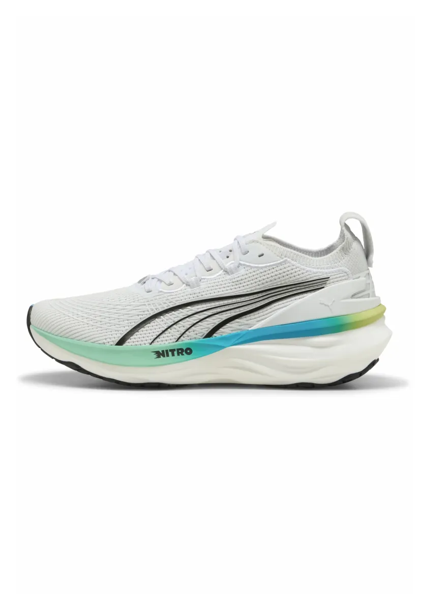 FOREVERRUN NITRO  - Laufschuh Trail - white speed blue