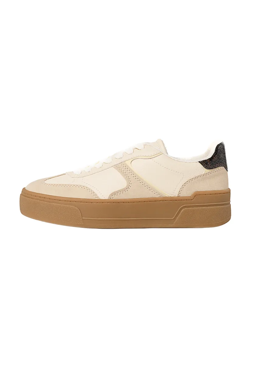 FORM - Sneaker low - off-white beige black