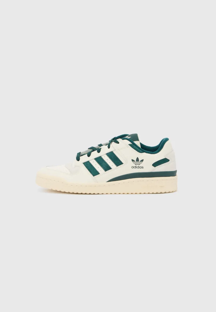 FORUM LOW CL UNISEX - Sneaker low - cloud white/aurora ivy/wonder white