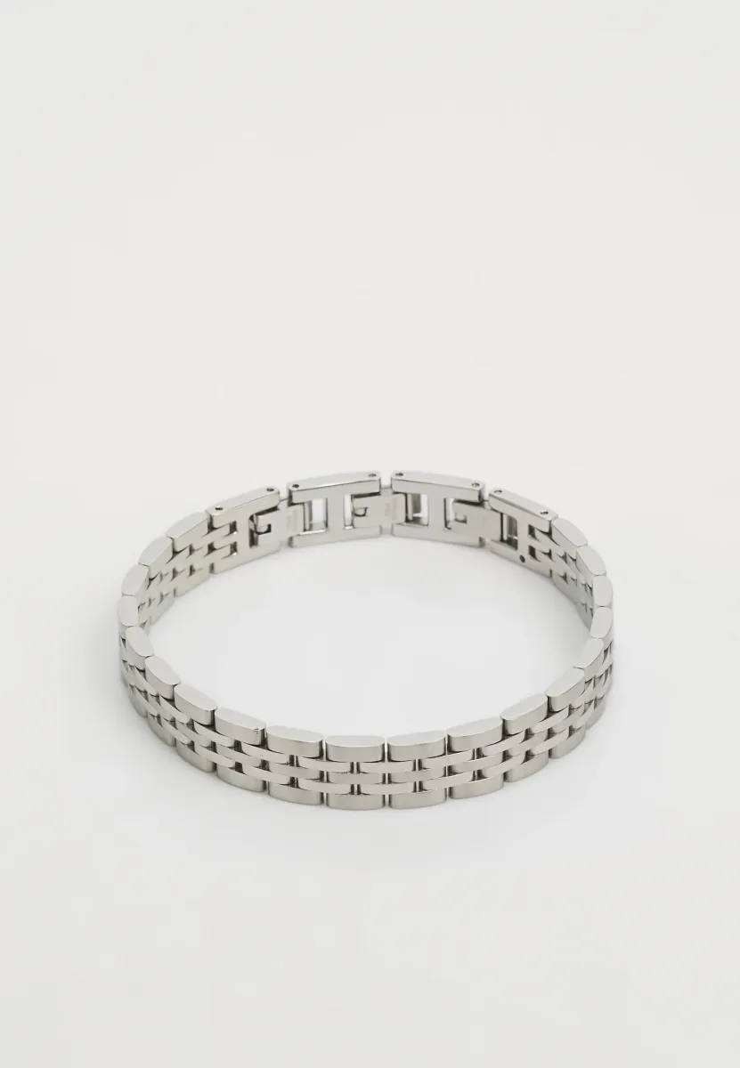 FOSSIL MEN'S ARDEN WATCH LINKS STAINLESS STEEL CHAIN BRACELET, JF04825040 - Armband - silver-coloured