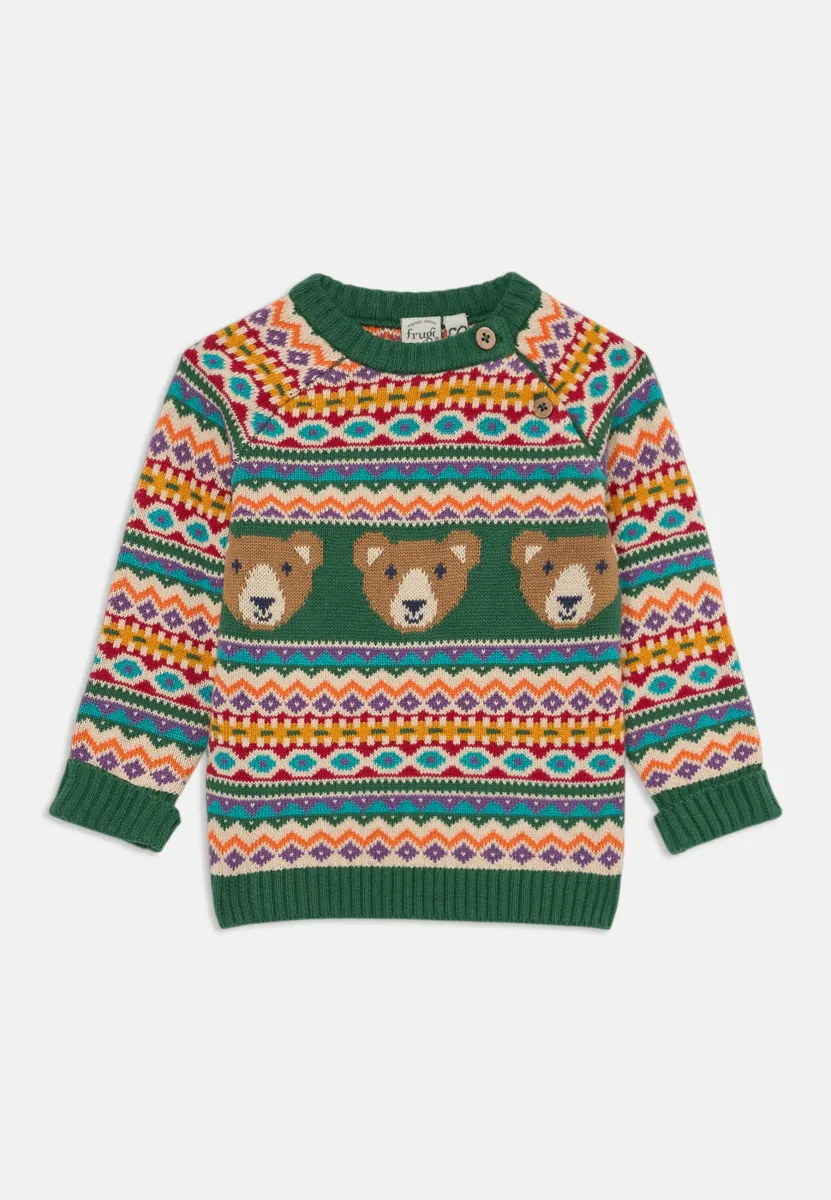 FOWEY FAIRISLE JUMPER - Strickpullover - green