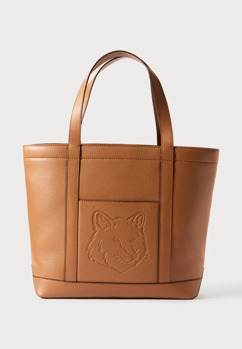 FOX HEAD MEDIUM TOTE - Shopping Bag - brown