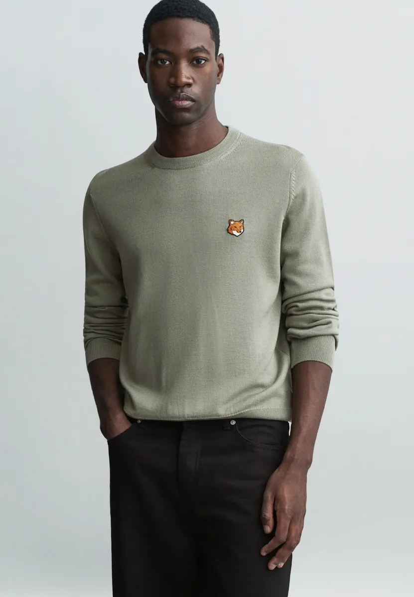 FOX HEAD REGULAR JUMPER - Strickpullover - laurel green