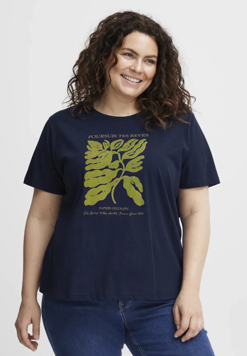 FPETTA TEE 1 - T-Shirt print - peacoat mix