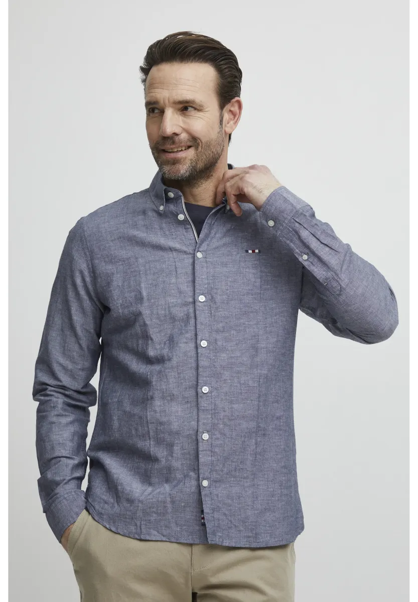 FQERLENDUR - Hemd - navy blazer