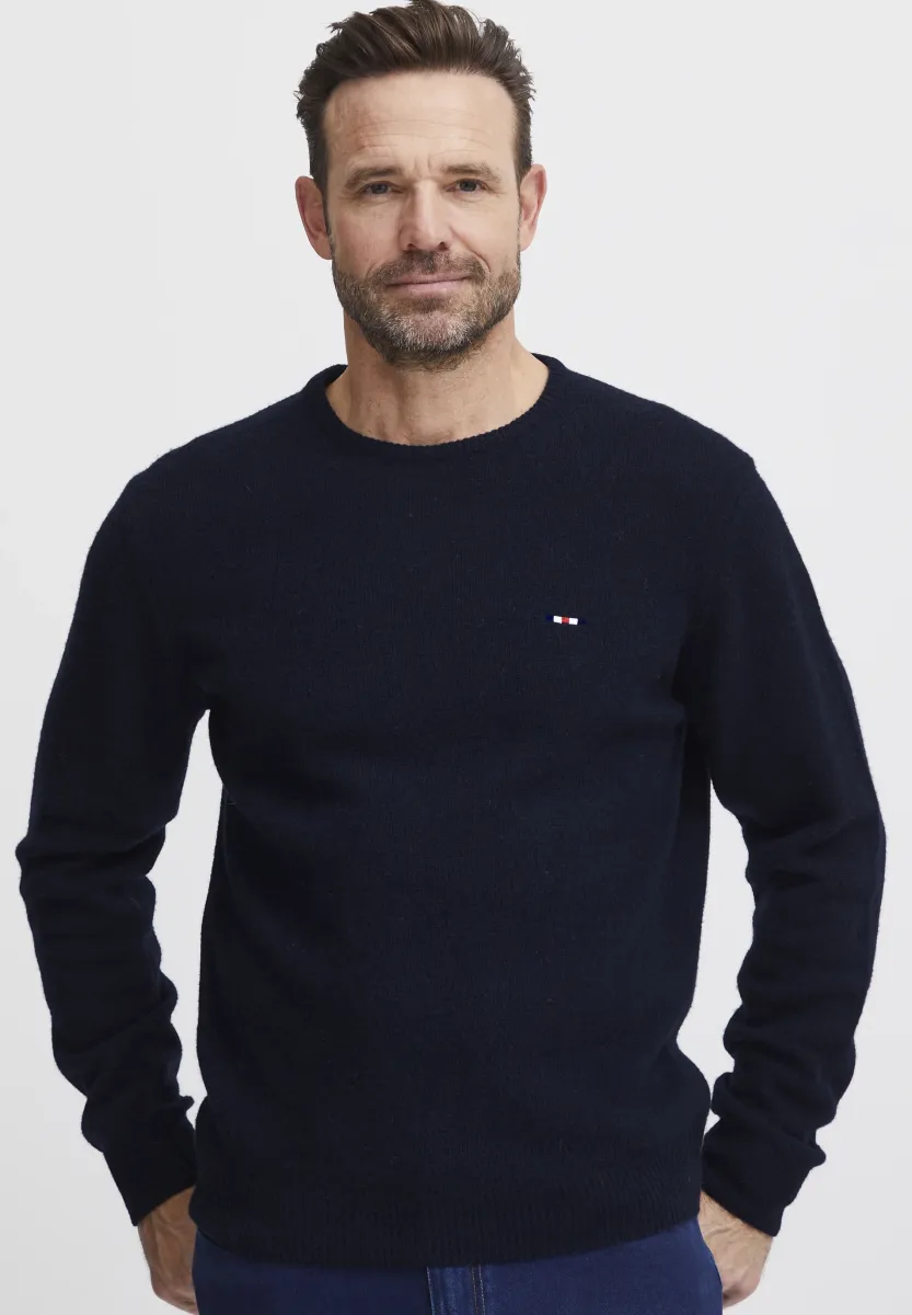 FQKYLE - Strickpullover - navy blazer
