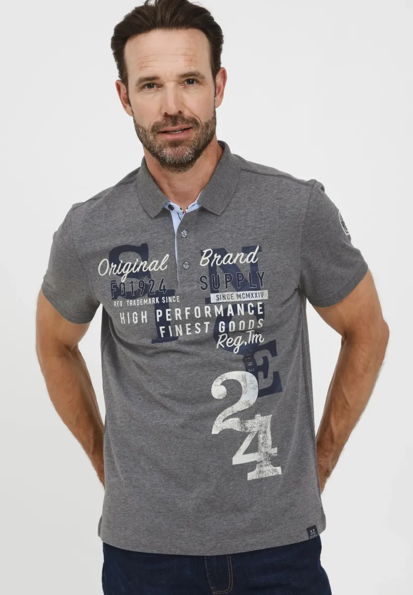 FQRagnar - Poloshirt - pewter mix