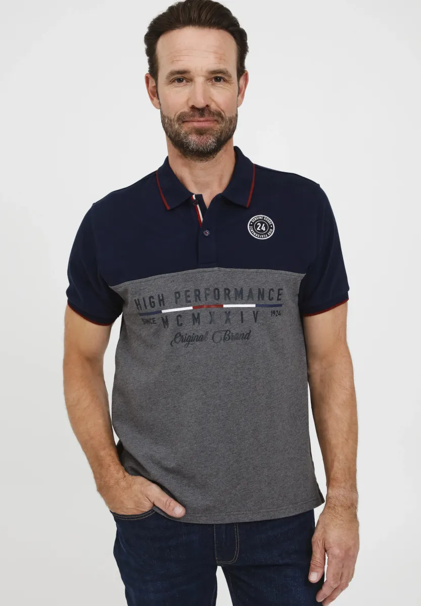 FQREYNIR - Poloshirt - pewter mix