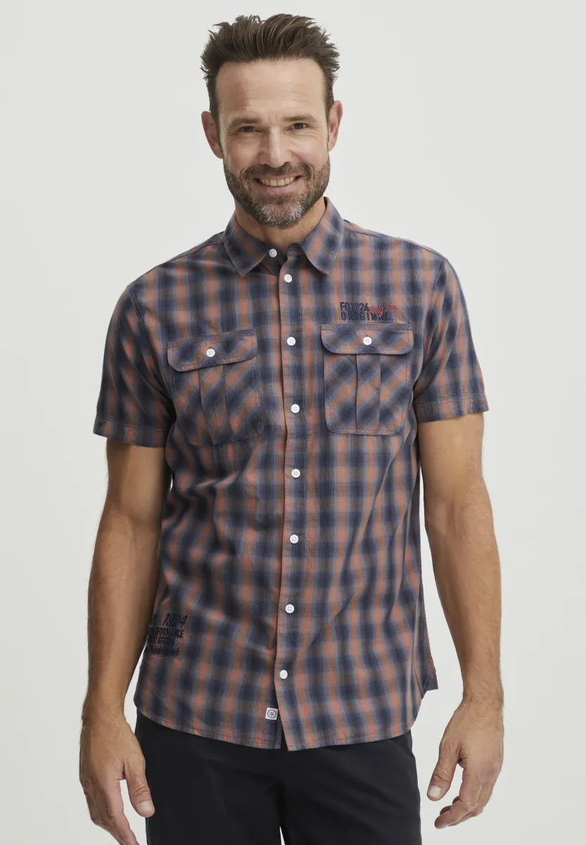 FQSamir - Hemd - burnt orange