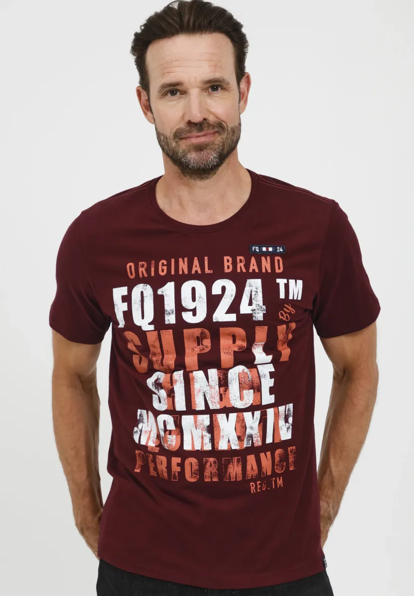 FQWerno - T-Shirt print - cabernet