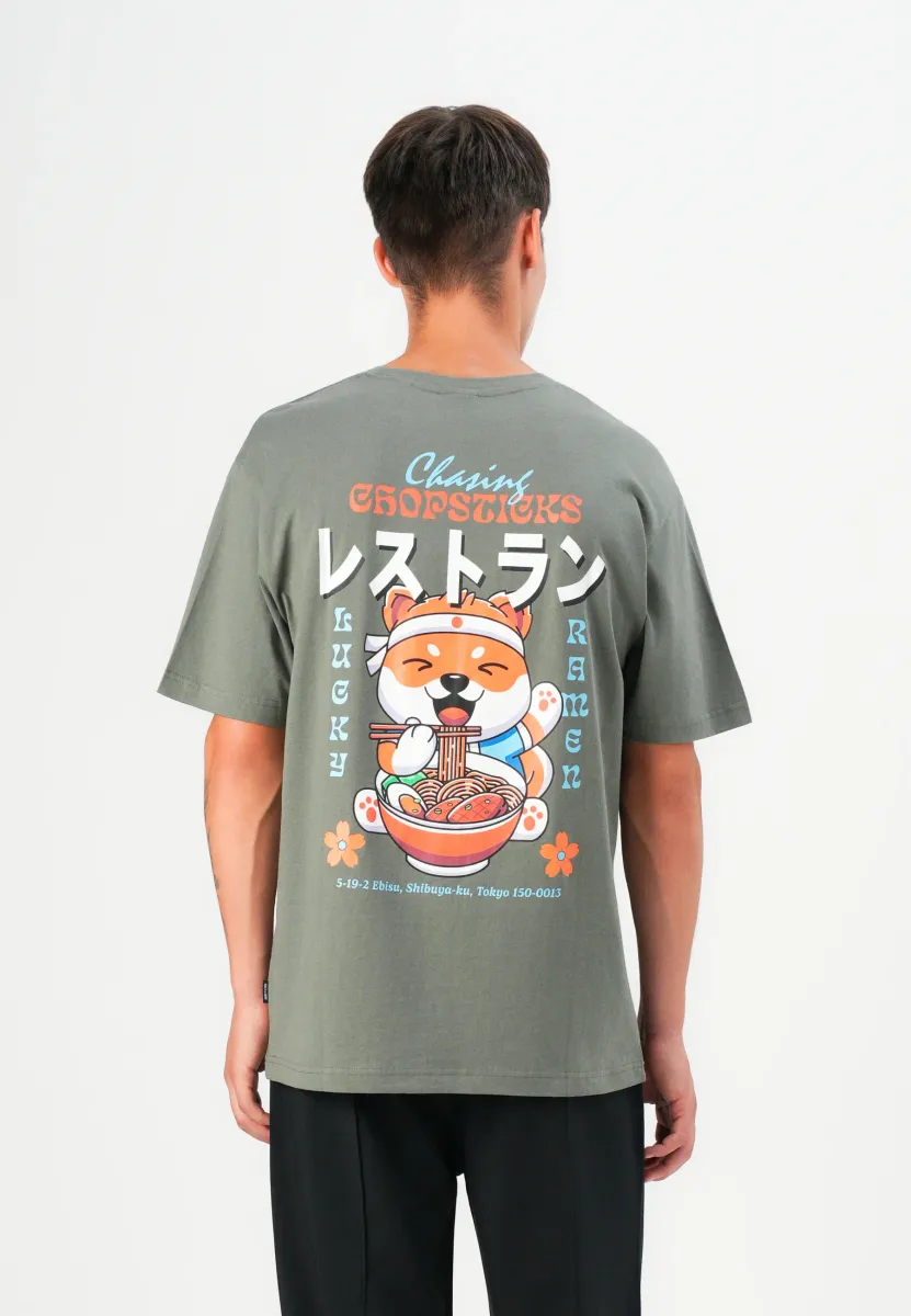 FRANK  - T-Shirt print - castor gray