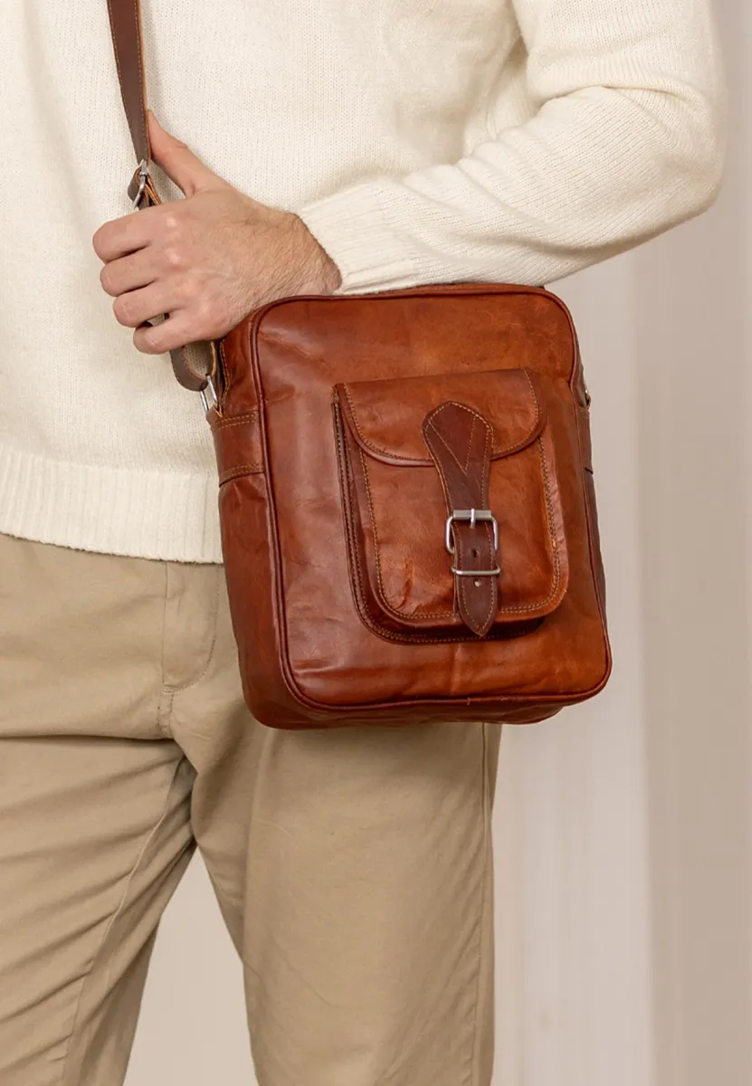 FRANK - Umhängetasche - braun