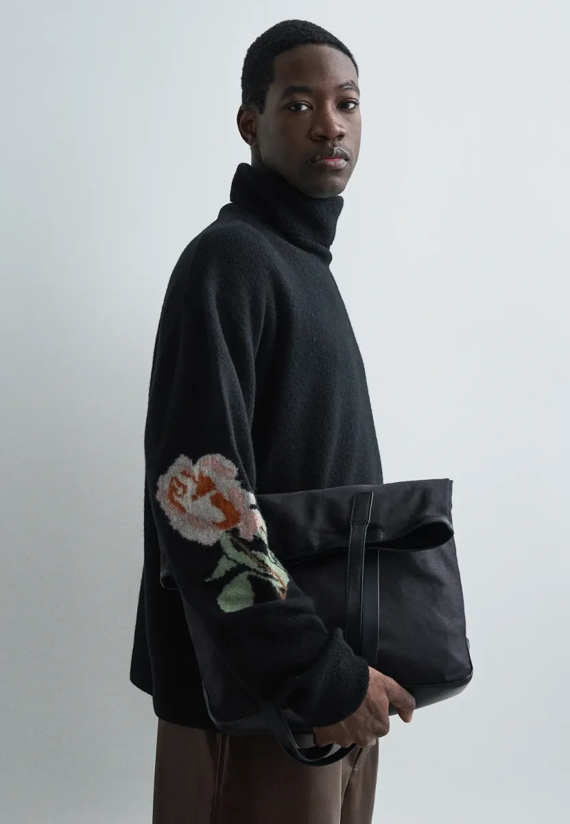 FRANNIE - Strickpullover - black