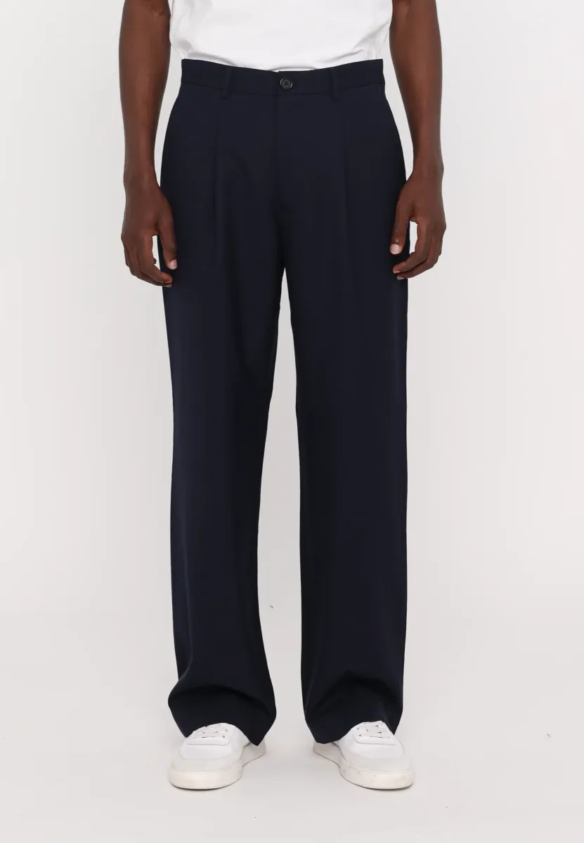FRASER - Stoffhose - dark navy