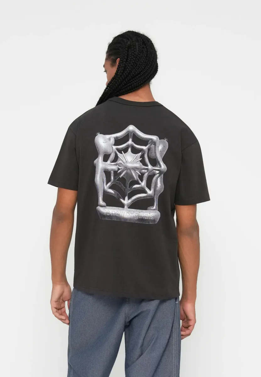 FREDDY ANANSE TEE - T-Shirt print - espresso