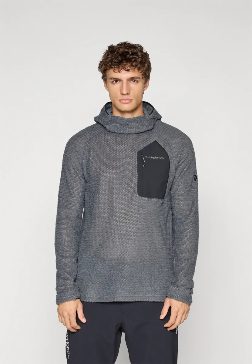 FREELIGHT ALPHA HOOD - Fleecepullover - mountain mist