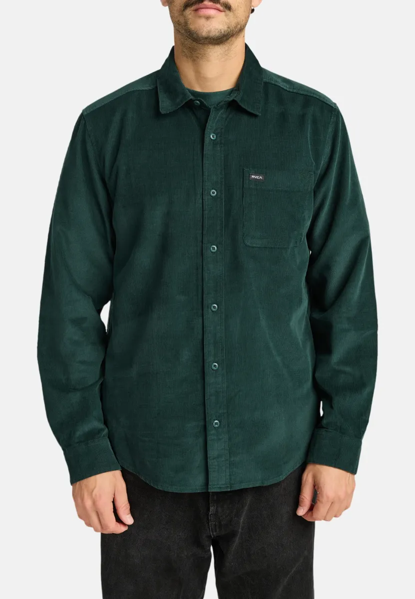 FREEMAN  LONG SLEEVE - Hemd - mottled green