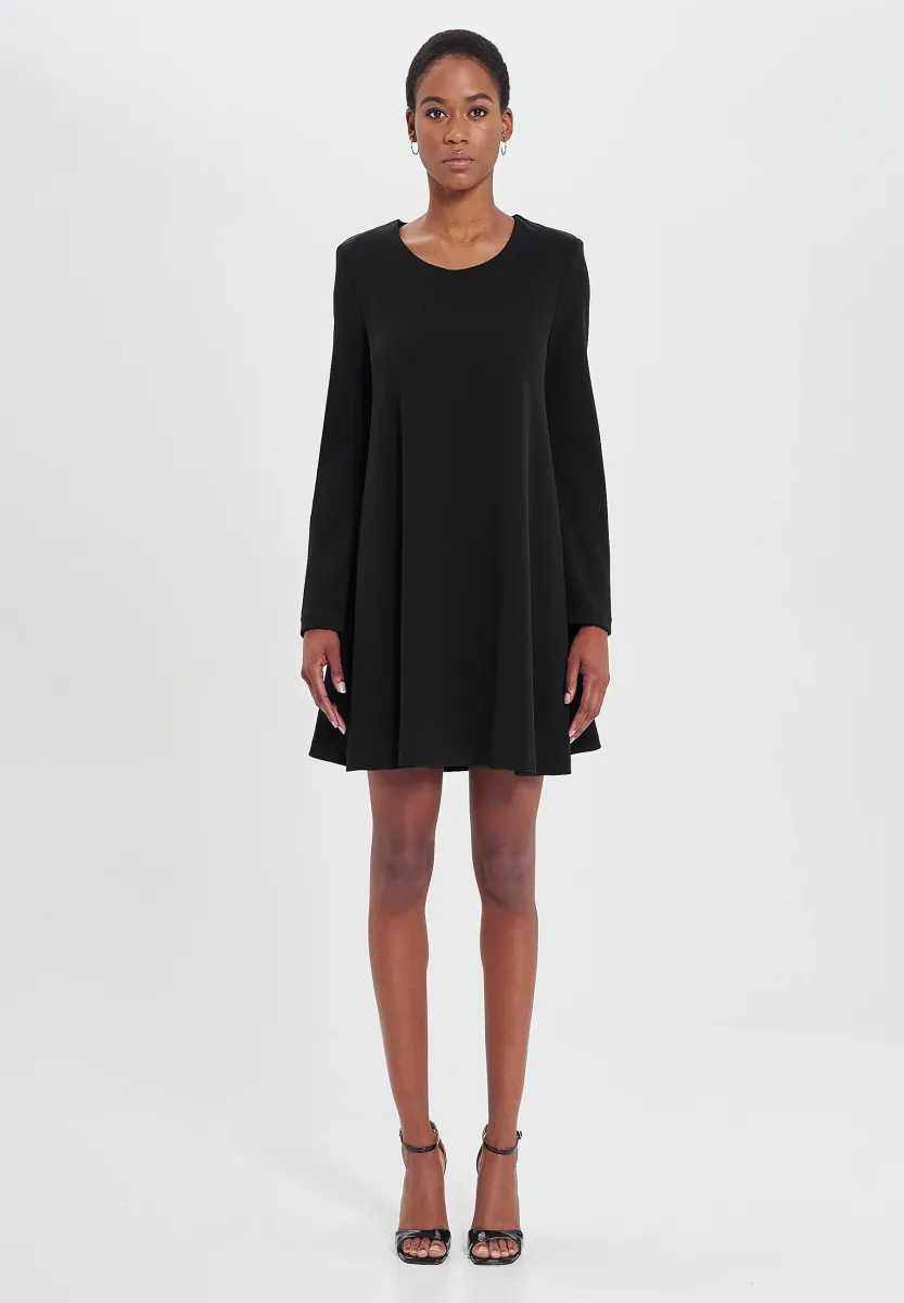 Freizeitkleid - black plain