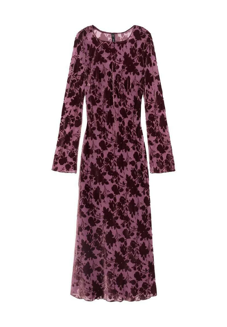 Freizeitkleid - bordeaux