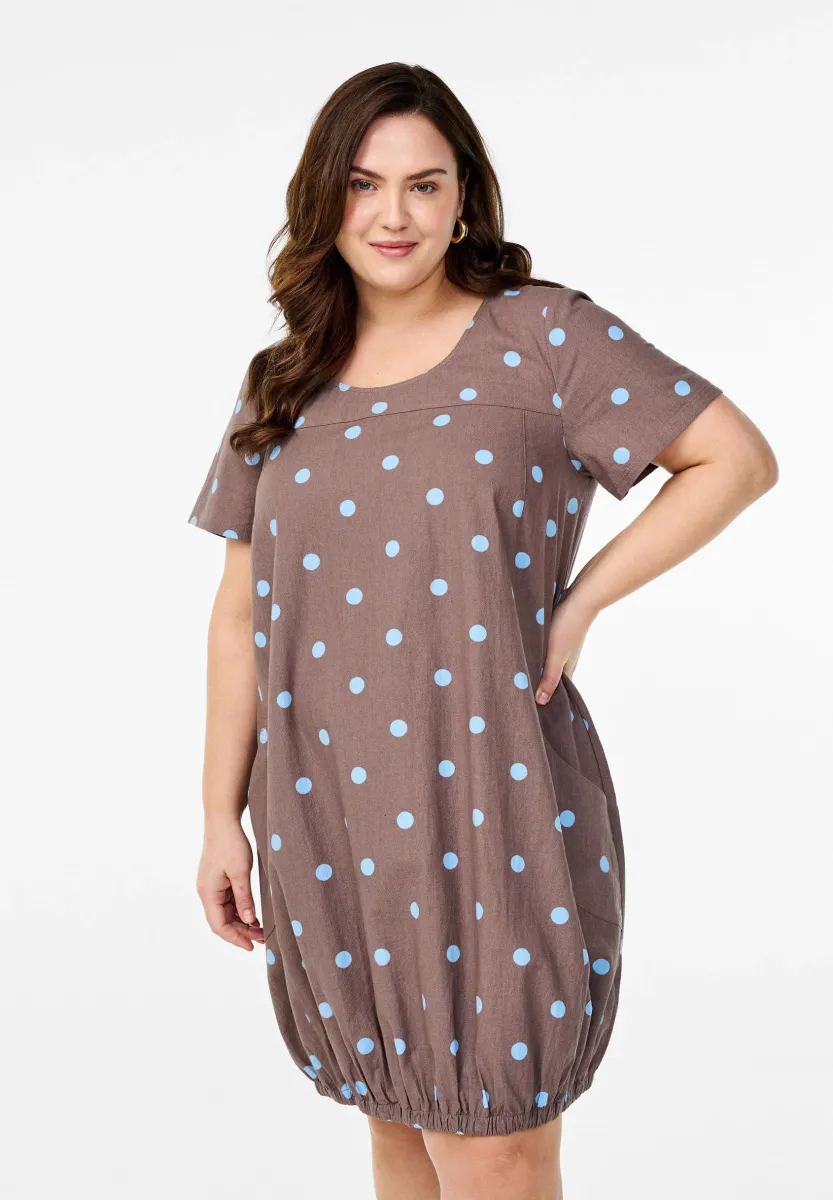 Freizeitkleid - fossil dot aop