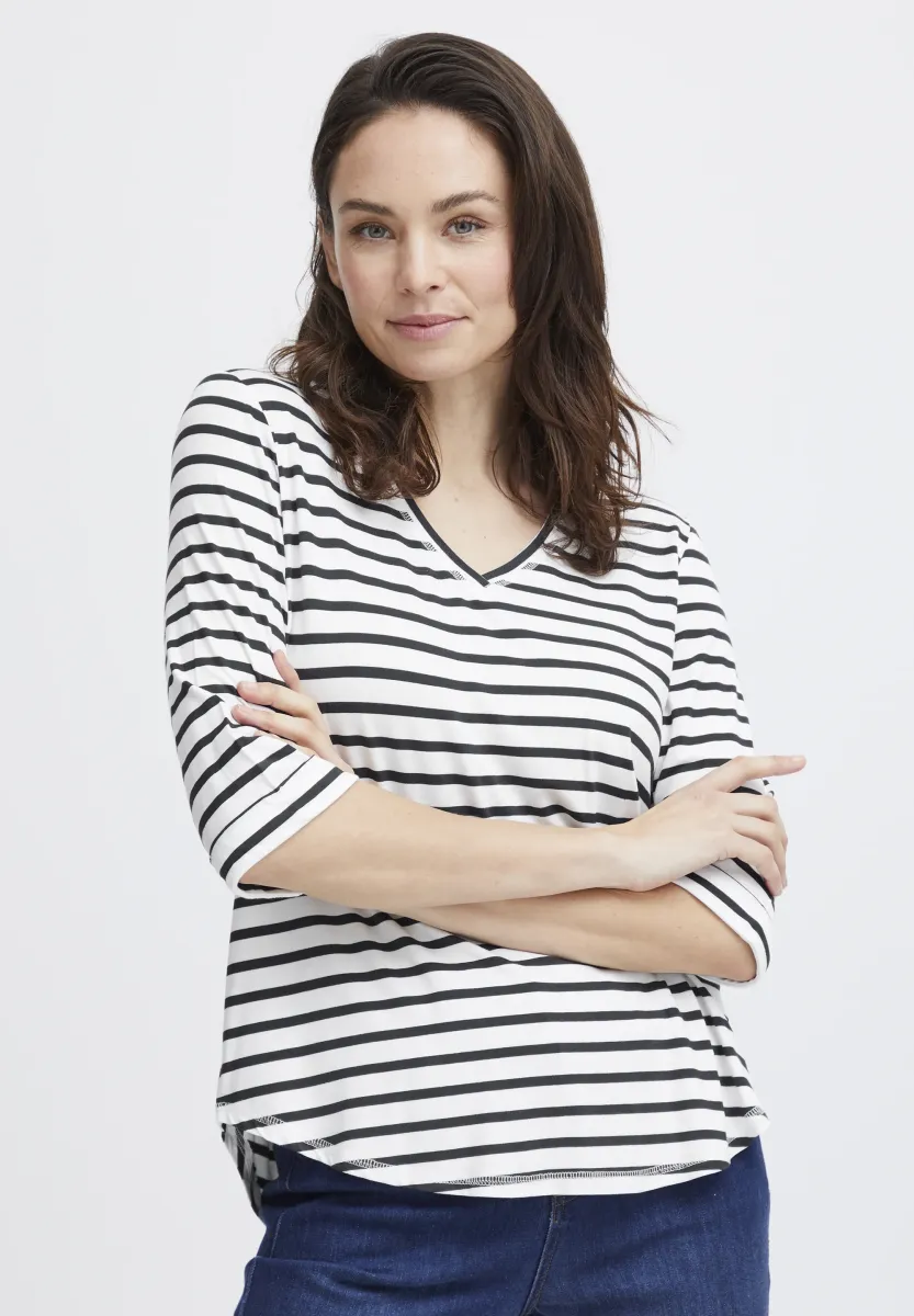 FRFEPORSI - Langarmshirt - navy blazer  arctic w so mix