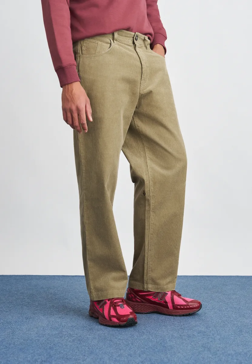 FRICKIN LOOSE TAPERED - Stoffhose - khaki
