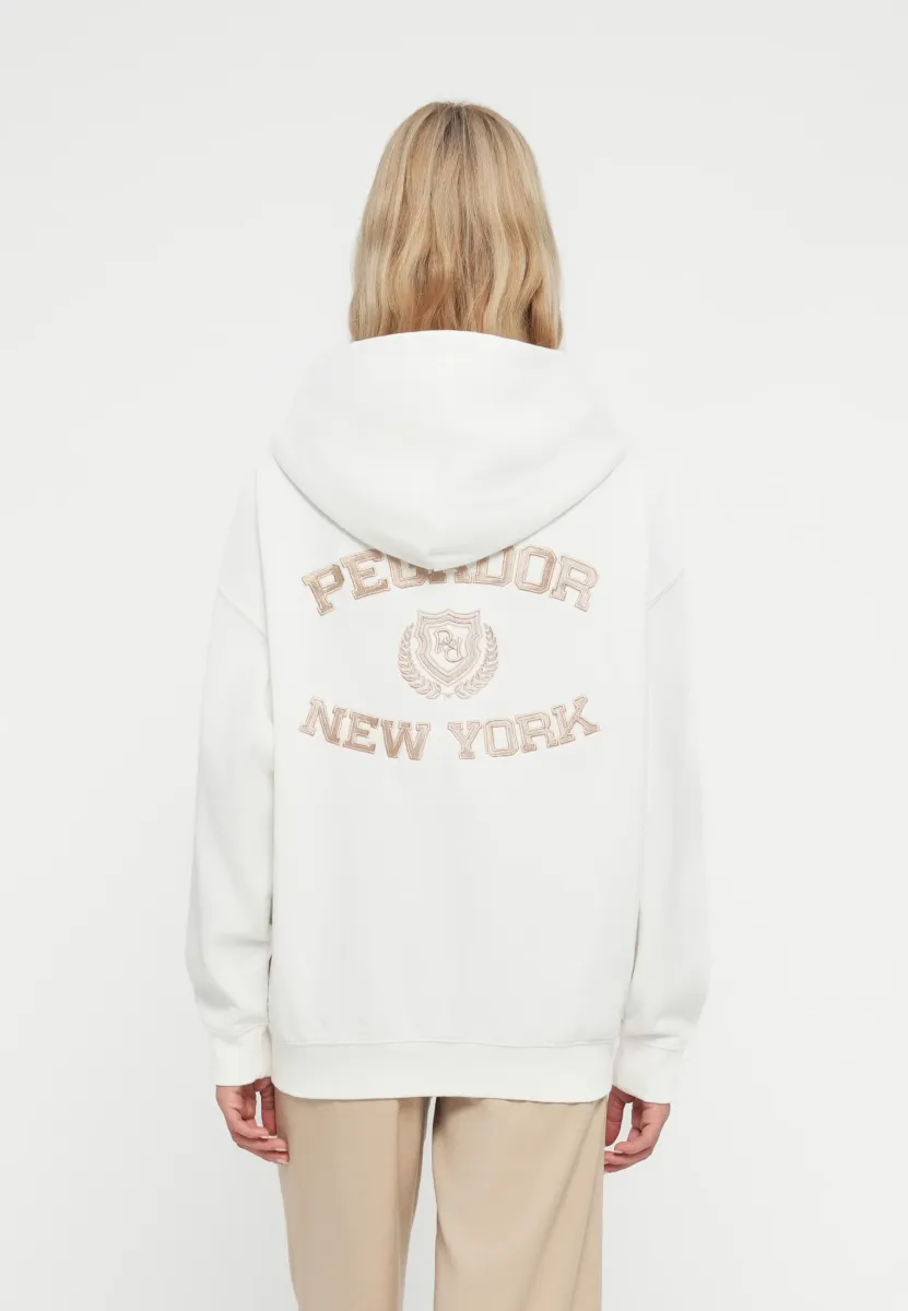 FRIEDA OVERSIZED - Sweatjacke - warm white