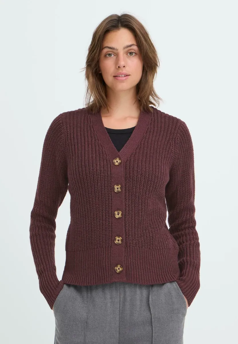 FRKANNA - Strickjacke - fudge