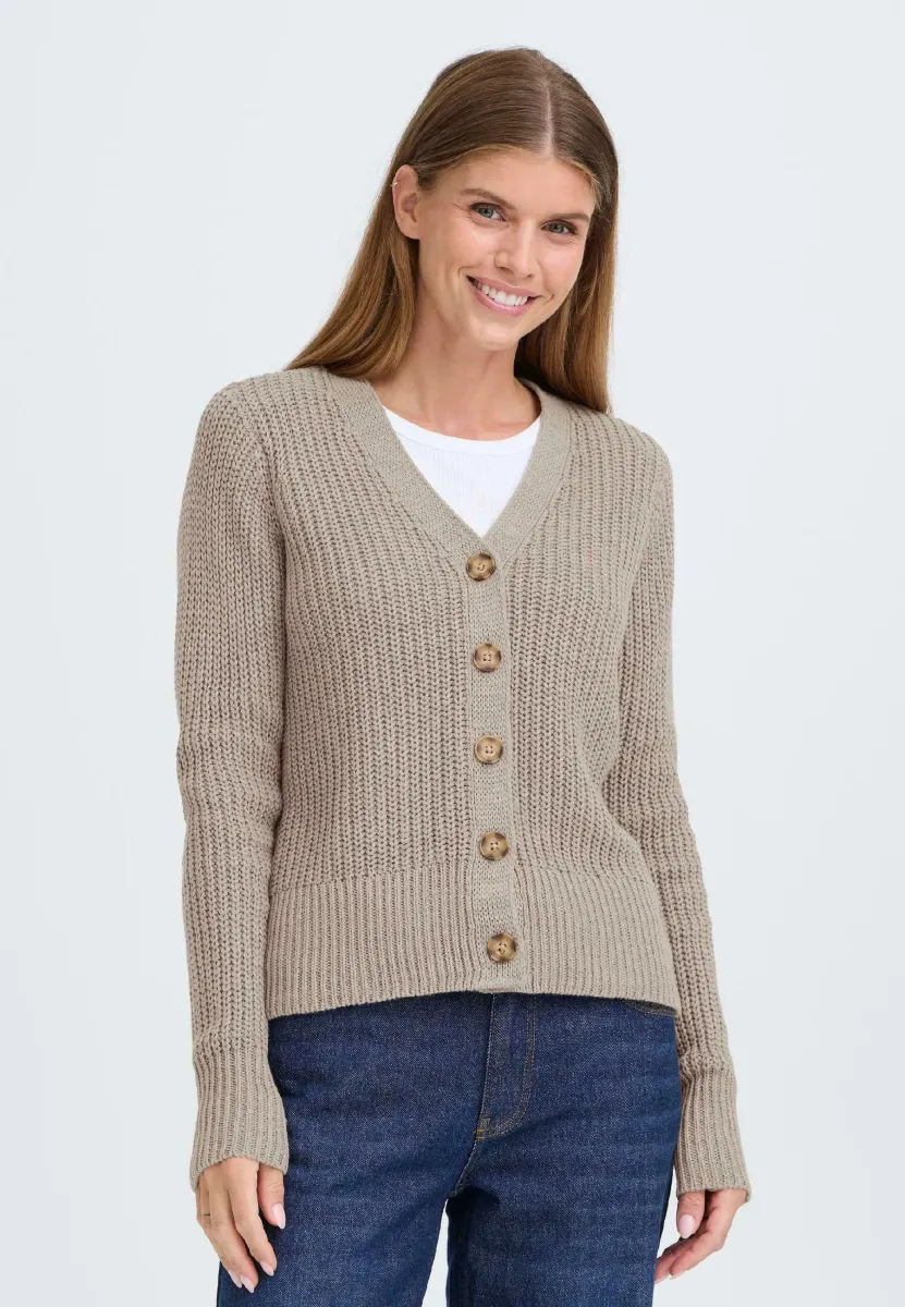 FRKANNA - Strickjacke - moon rock