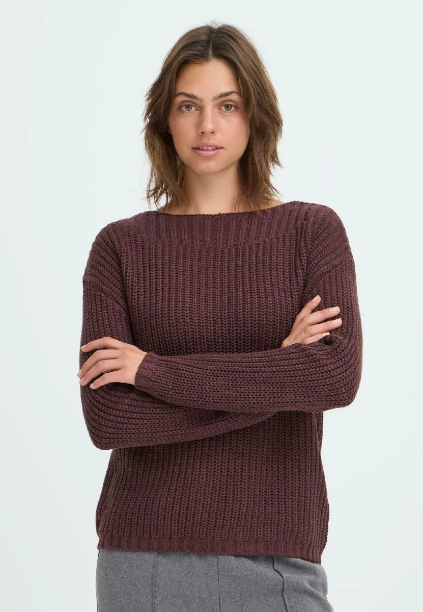 FRKANNA - Strickpullover - fudge