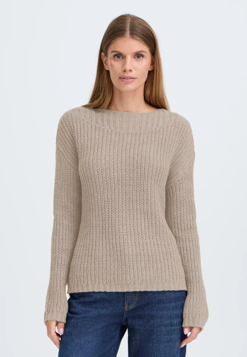 FRKANNA - Strickpullover - moon rock