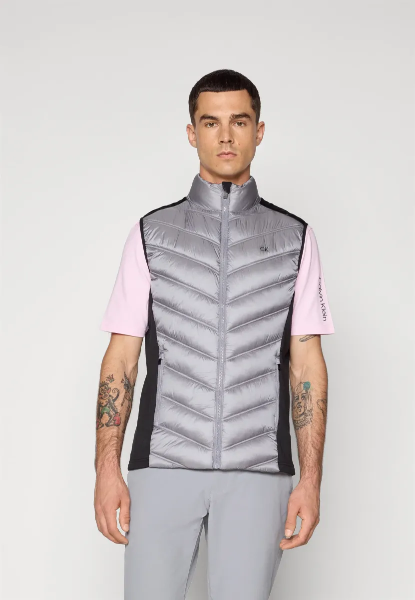 FRONTERA HYBRID GILET - Weste - black/silver-coloured