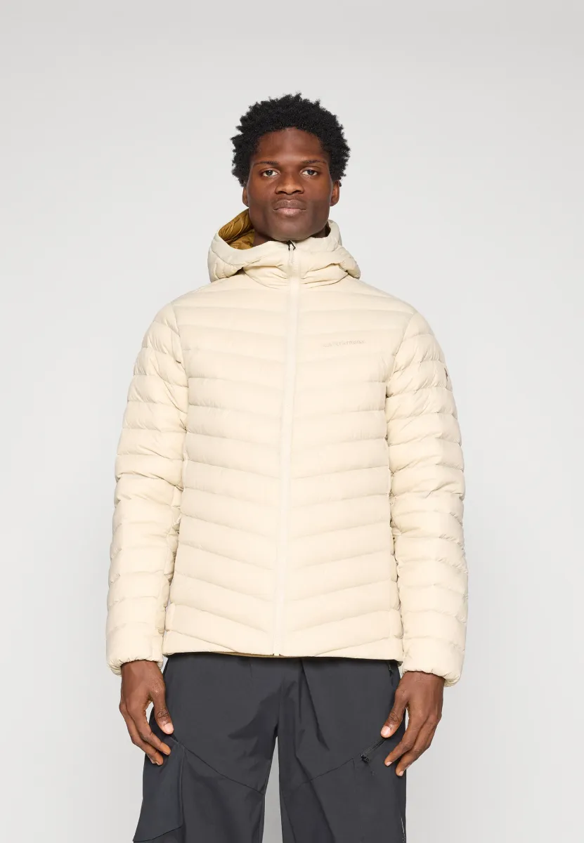 FROST HOOD JACKET - Daunenjacke - sand fog