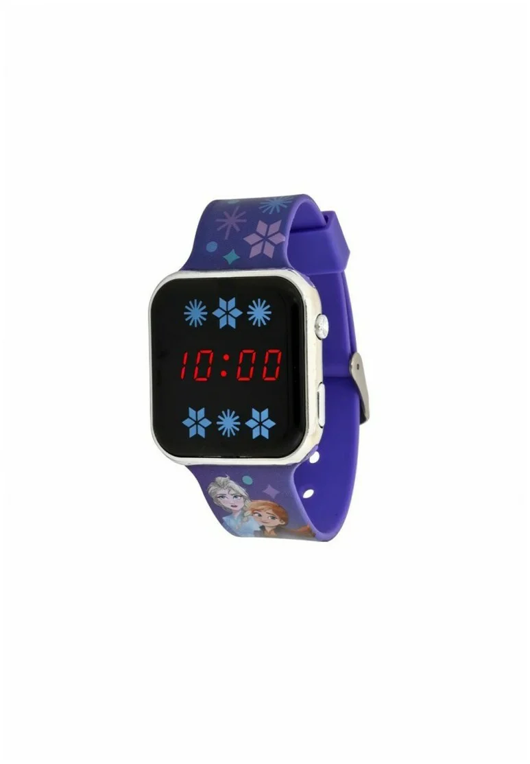 FROZEN LED - Digitaluhr - purple