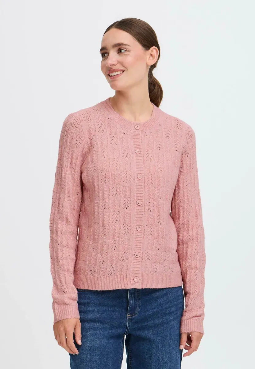 FRSINVA - Strickjacke - zephyr melange