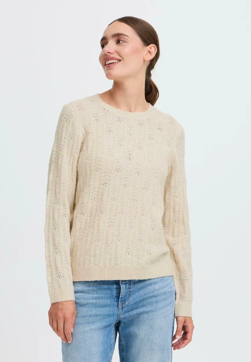FRSINVA - Strickpullover - pumice stone