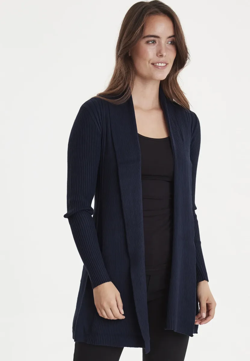 FRZUBASIC 61 CARDIGAN - Strickjacke - black iris