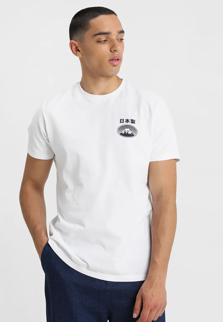 FUJI SAN  - T-Shirt print - white