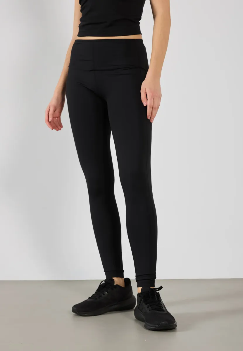 FULL LENGTH LOW RISE LEGGINGS
 - Tights - black