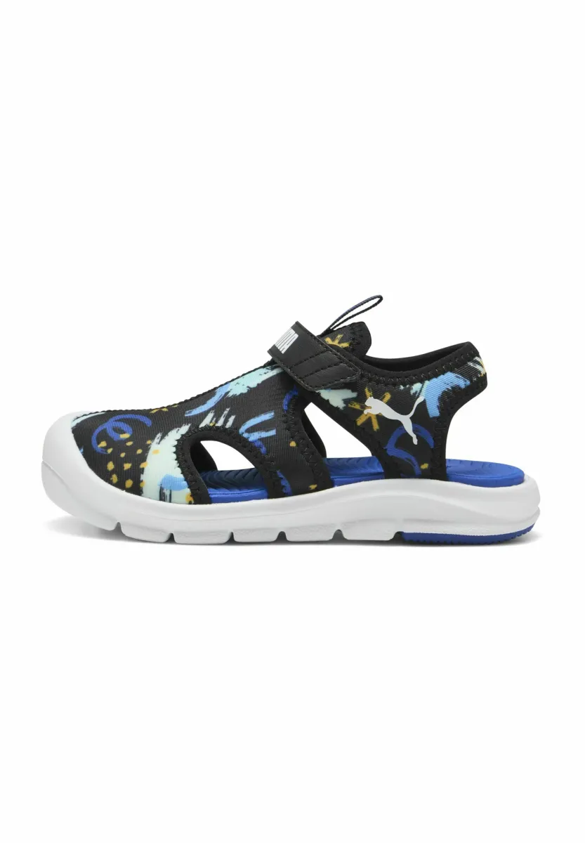 FUN RACER - Trekkingsandale - black vivid blue