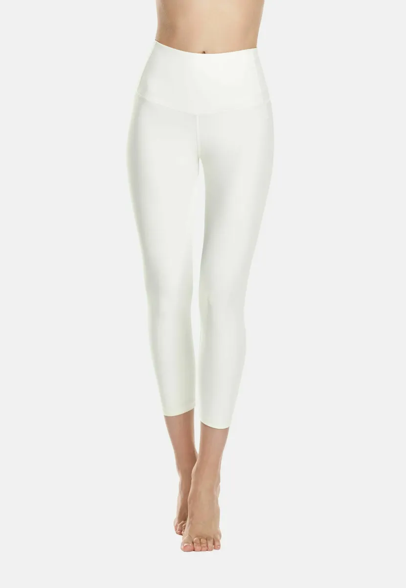 FUNCTIONAL COMFORT HIGH WAIST 7/8 - Tights - cream