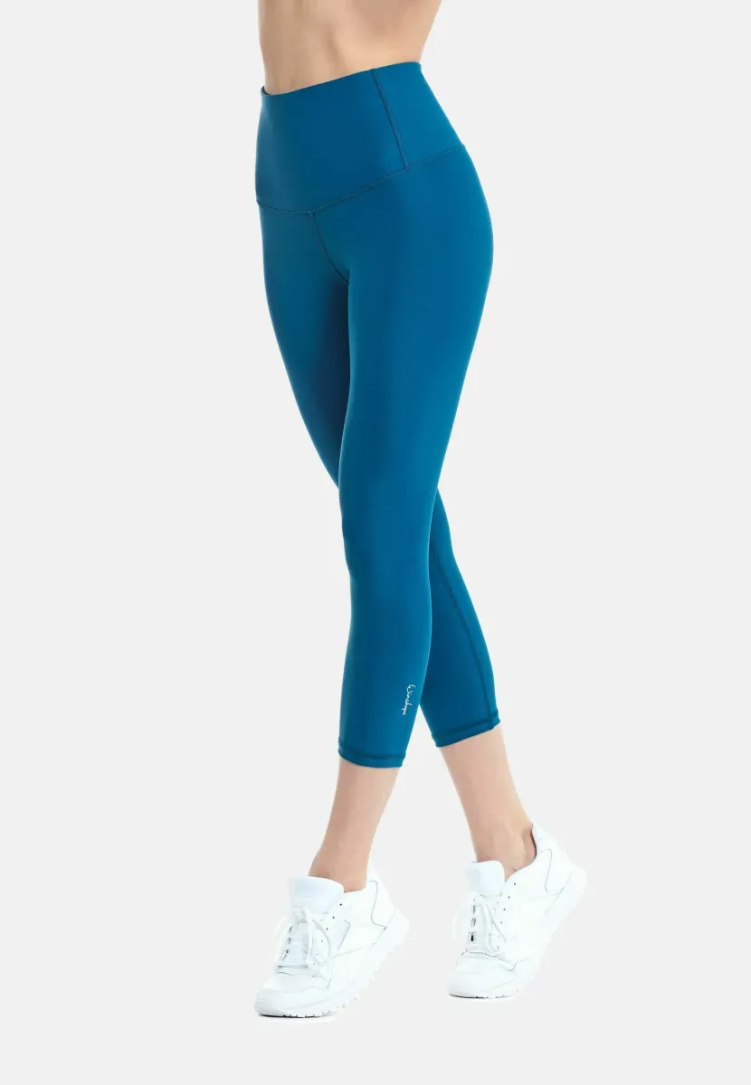 FUNCTIONAL COMFORT HIGH WAIST 7/8 - Tights - teal green