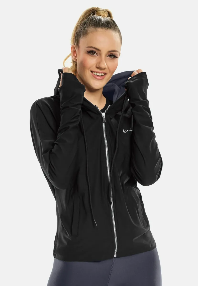 FUNCTIONAL COMFORT - Sweatjacke - black anthracite