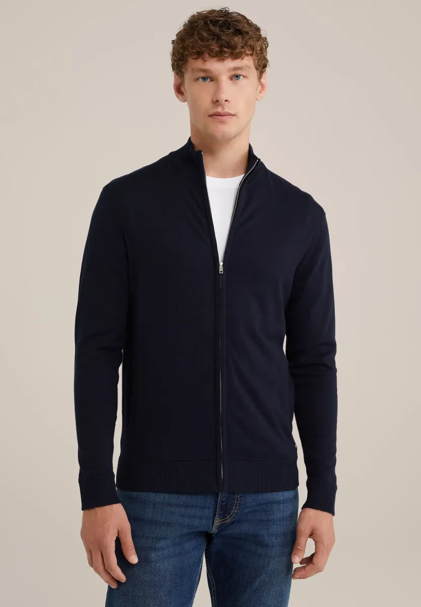 FUNDAMENTALS - Strickjacke - blue