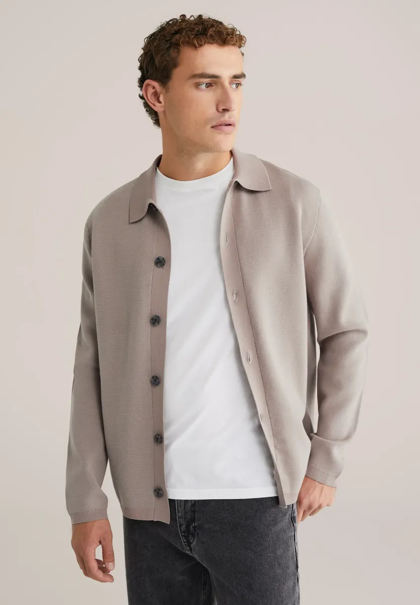 FUNDAMENTALS - Strickjacke - grey
