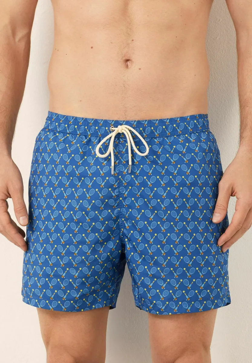 FUNNY - Badeshorts - blue with print