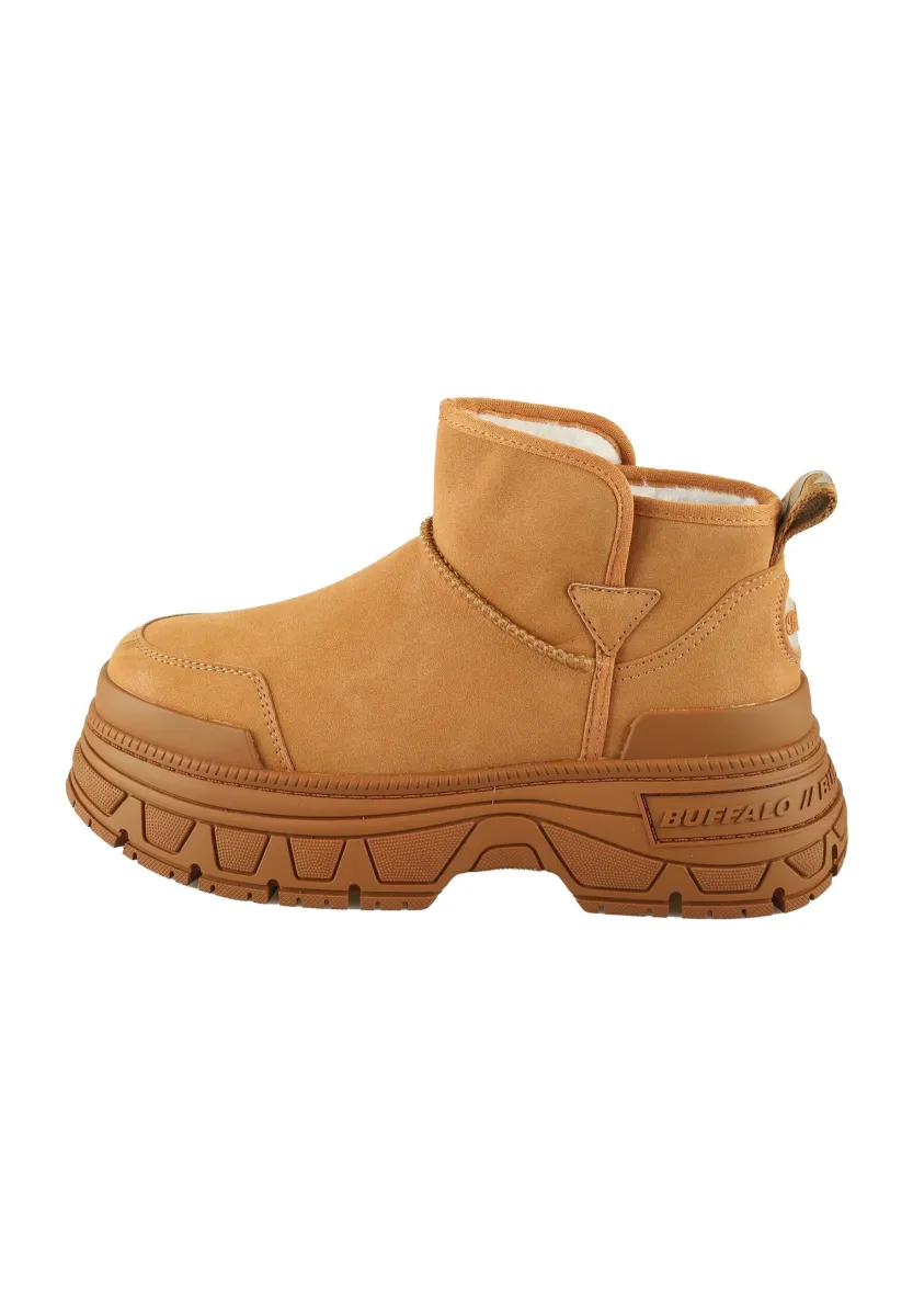 FUSION SLIP ON - Snowboot/Winterstiefel - cognac