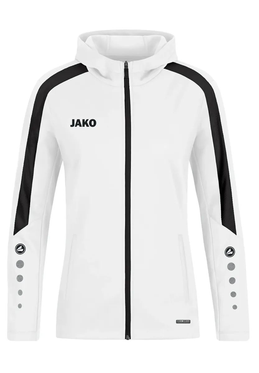 FUSSBALL POWER KAPUZEN - Sweatjacke - weissschwarz