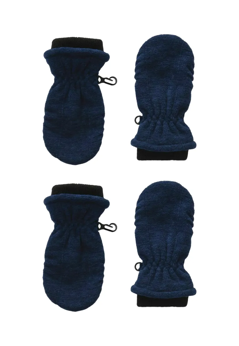 Fäustling - navy blue marl