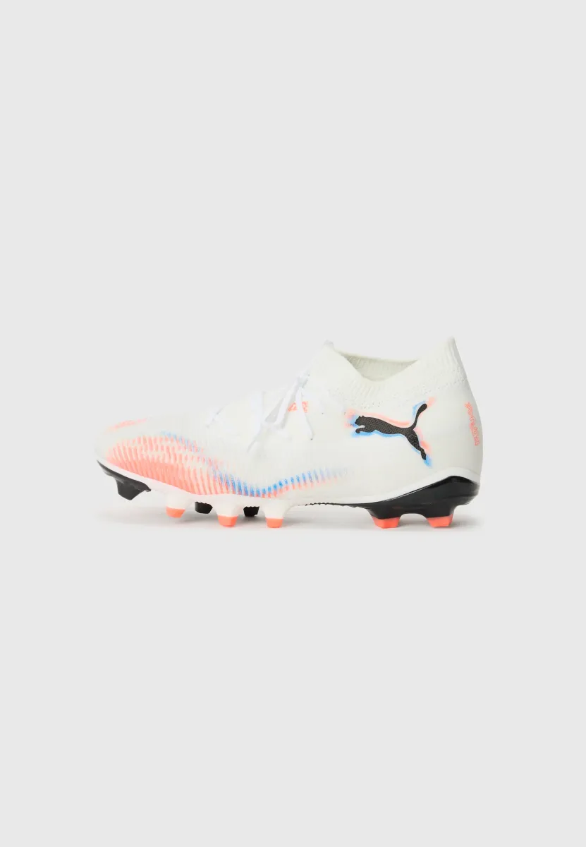 FUTURE 8 MATCH FG/AG  - Fußballschuhe für festen Untergrund - white black glowing red